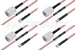 M39012/01-0503 to M39012/55-3028 Cable Assembly with M17/60-RG142 High-Reliability MIL-SPEC RF Series