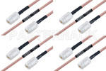M39012/02-0503 to M39012/02-0503 Cable Assembly with M17/60-RG142 High-Reliability MIL-SPEC RF Series