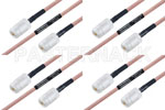 M39012/02-0503 to M39012/02-0503 Cable Assembly with M17/60-RG142 High-Reliability MIL-SPEC RF Series