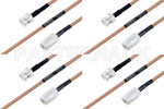 M39012/02-0503 to M39012/16-0014 Cable Assembly with M17/128-RG400 High-Reliability MIL-SPEC RF Series