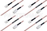 M39012/02-0503 to M39012/16-0014 Cable Assembly with M17/60-RG142 High-Reliability MIL-SPEC RF Series