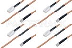 M39012/02-0503 to M39012/55-3028 Cable Assembly with M17/128-RG400 High-Reliability MIL-SPEC RF Series