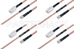 M39012/02-0503 to M39012/55-3028 Cable Assembly with M17/60-RG142 High-Reliability MIL-SPEC RF Series