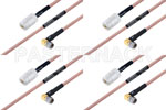 M39012/02-0503 to M39012/56-3109 Cable Assembly with M17/60-RG142 High-Reliability MIL-SPEC RF Series