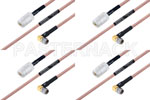 M39012/02-0503 to M39012/56-3109 Cable Assembly with M17/60-RG142 High-Reliability MIL-SPEC RF Series