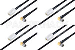 M39012/02-0503 to M39012/56-3109 Cable Assembly with M17/84-RG223 High-Reliability MIL-SPEC RF Series