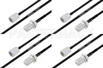 M39012/03-0503 to M39012/01-0503 Cable Assembly with M17/84-RG223 High-Reliability MIL-SPEC RF Series