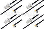 M39012/03-0503 to M39012/56-3109 Cable Assembly with M17/84-RG223 High-Reliability MIL-SPEC RF Series