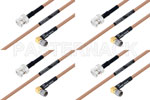 M39012/16-0014 to M39012/56-3109 Cable Assembly with M17/128-RG400 High-Reliability MIL-SPEC RF Series