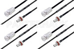 M39012/16-0220 to M39012/59-3026 Cable Assembly with M17/119-RG174 High-Reliability MIL-SPEC RF Series