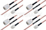 M39012/26-0011 to M39012/01-0503 Cable Assembly with M17/60-RG142 High-Reliability MIL-SPEC RF Series