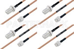 M39012/26-0011 to M39012/03-0503 Cable Assembly with M17/128-RG400 High-Reliability MIL-SPEC RF Series