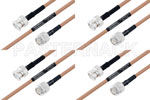 M39012/26-0011 to M39012/16-0014 Cable Assembly with M17/128-RG400 High-Reliability MIL-SPEC RF Series