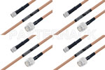 M39012/26-0011 to M39012/55-3028 Cable Assembly with M17/128-RG400 High-Reliability MIL-SPEC RF Series
