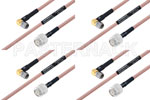 M39012/26-0011 to M39012/56-3109 Cable Assembly with M17/60-RG142 High-Reliability MIL-SPEC RF Series