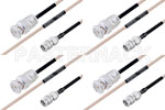 M39012/55-3026 to M39012/16-0220 Cable Assembly with M17/113-RG316 High-Reliability MIL-SPEC RF Series
