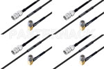 M39012/55-3026 to M39012/56-3107 Cable Assembly with M17/119-RG174 High-Reliability MIL-SPEC RF Series