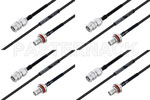 M39012/55-3026 to M39012/59-3026 Cable Assembly with M17/119-RG174 High-Reliability MIL-SPEC RF Series