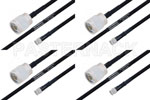 M39012/55-3028 to M39012/01-0503 Cable Assembly with M17/84-RG223 High-Reliability MIL-SPEC RF Series
