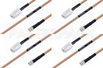 M39012/55-3028 to M39012/02-0503 Cable Assembly with M17/128-RG400 High-Reliability MIL-SPEC RF Series