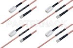 M39012/55-3028 to M39012/02-0503 Cable Assembly with M17/60-RG142 High-Reliability MIL-SPEC RF Series