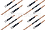 M39012/55-3028 to M39012/55-3028 Cable Assembly with M17/128-RG400 High-Reliability MIL-SPEC RF Series