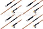 M39012/55-3028 to M39012/56-3109 Cable Assembly with M17/128-RG400 High-Reliability MIL-SPEC RF Series