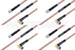 M39012/55-3028 to M39012/56-3109 Cable Assembly with M17/60-RG142 High-Reliability MIL-SPEC RF Series