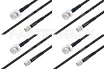 M39012/55-3029 to M39012/16-0013 Cable Assembly with M17/28-RG058 High-Reliability MIL-SPEC RF Series