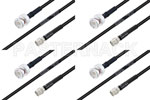 M39012/55-3029 to M39012/16-0013 Cable Assembly with M17/28-RG058 High-Reliability MIL-SPEC RF Series