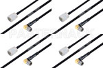 M39012/56-3109 to M39012/01-0503 Cable Assembly with M17/84-RG223 High-Reliability MIL-SPEC RF Series