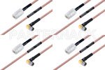 M39012/56-3109 to M39012/02-0503 Cable Assembly with M17/60-RG142 High-Reliability MIL-SPEC RF Series