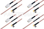 M39012/56-3109 to M39012/02-0503 Cable Assembly with M17/60-RG142 High-Reliability MIL-SPEC RF Series