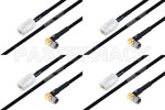 M39012/56-3109 to M39012/02-0503 Cable Assembly with M17/84-RG223 High-Reliability MIL-SPEC RF Series