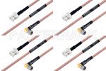 M39012/56-3109 to M39012/16-0014 Cable Assembly with M17/60-RG142 High-Reliability MIL-SPEC RF Series