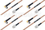 M39012/56-3109 to M39012/26-0011 Cable Assembly with M17/128-RG400 High-Reliability MIL-SPEC RF Series