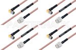 M39012/56-3109 to M39012/26-0011 Cable Assembly with M17/60-RG142 High-Reliability MIL-SPEC RF Series