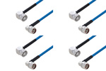 4.3-10 Male Right Angle to Type N Male Right Angle Cable Assemblies