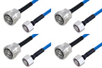 7/16 DIN Female to 4.1/9.5 Mini DIN Male Cable Assemblies