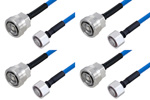 7/16 DIN Female to 4.1/9.5 Mini DIN Male Cable Assemblies