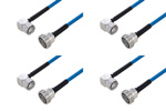 7/16 DIN Female to 4.3-10 Male Right Angle Cable Assemblies