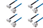 7/16 DIN Male Right Angle to 4.3-10 Male Right Angle Cable Assemblies