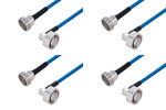 7/16 DIN Male Right Angle to 7/16 DIN Female Cable Assemblies