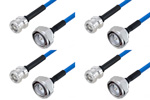 7/16 DIN Male to 4.1/9.5 Mini DIN Female Cable Assemblies