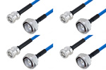 7/16 DIN Male to 4.1/9.5 Mini DIN Female Cable Assemblies