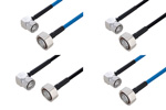 7/16 DIN Male to 4.3-10 Male Right Angle Cable Assemblies