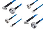 7/16 DIN Male to SMA Male Right Angle Cable Assemblies