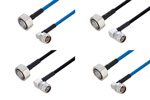 7/16 DIN Male to Type N Male Right Angle Cable Assemblies