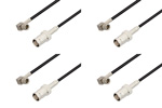 BNC Female to 10-32 Male Right Angle Cable Assemblies