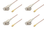 BNC Male Right Angle to SMA Female Cable Assemblies
